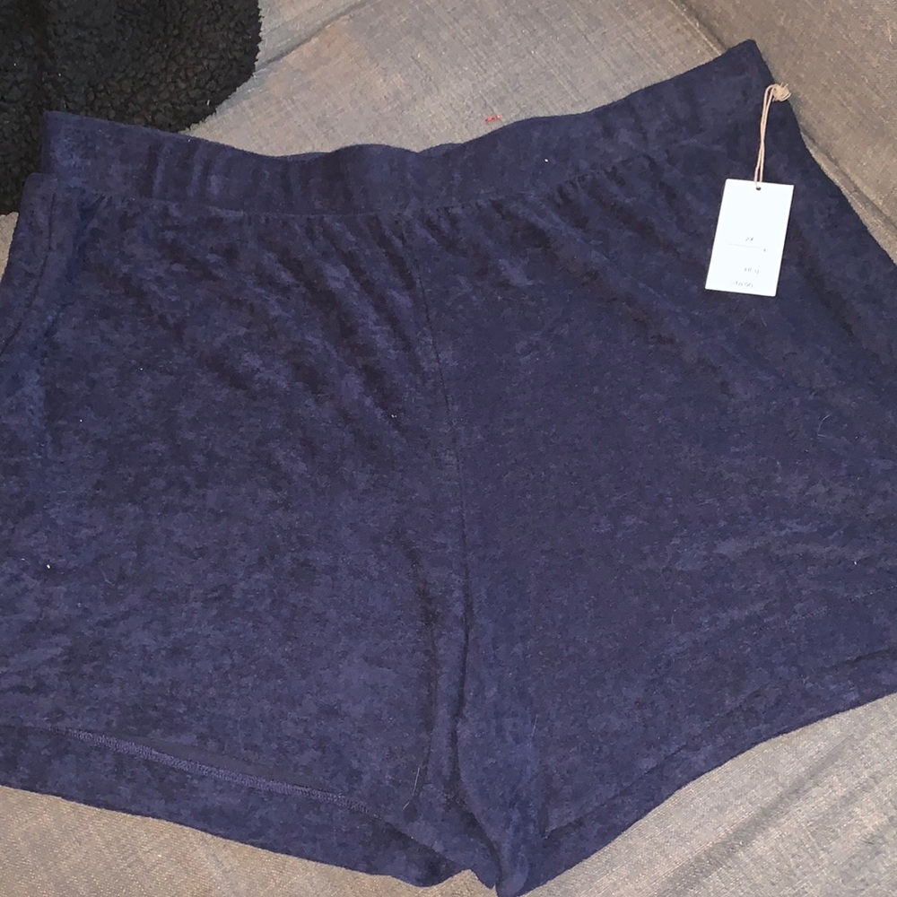 Navy blue NWT 2X a new day soft shorts